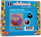 ministeck das ORIGINAL "Glow in the dark" Monster Mr. Purple